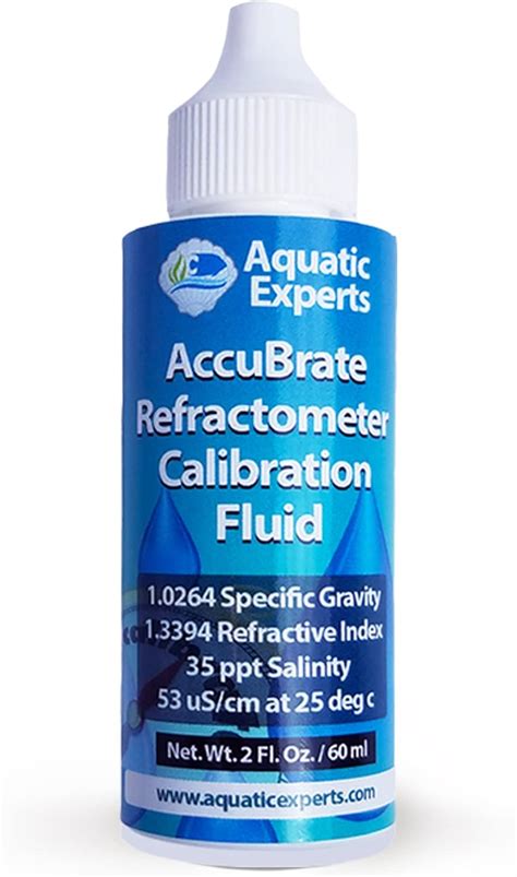 refractometer calibration fluid amazon|portable refractometer calibration.